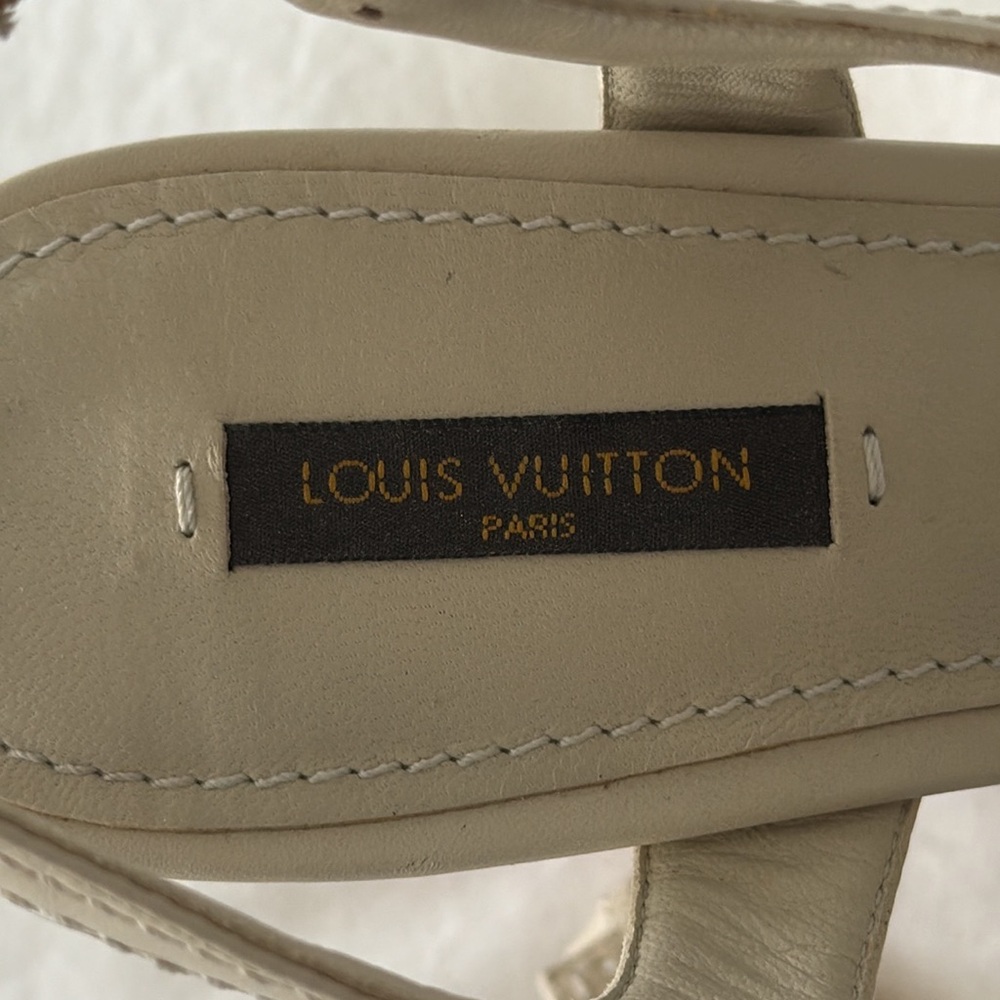 Louis Vuitton Platform Sandals size 38 1/2 - Picture 13 of 14